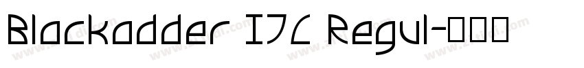 Blackadder ITC Regul字体转换
